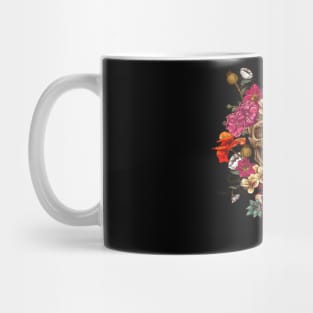 Skull and Poppies Mug